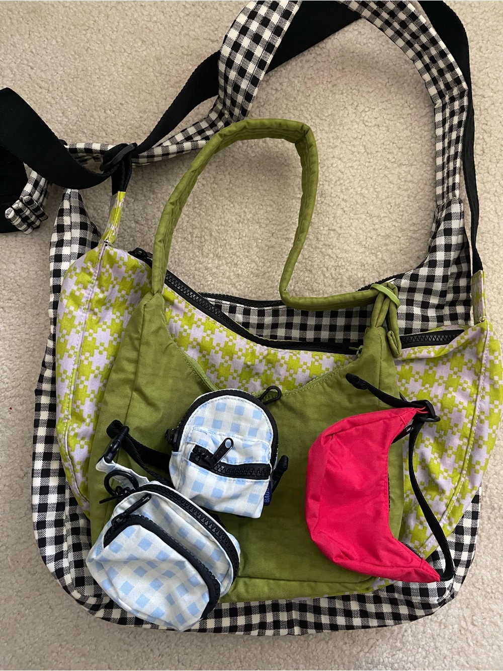 Bundle of Baggu bags and bag charms